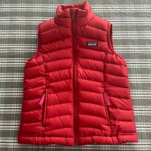 Girls Patagonia Down Sweater Puffer Vest XS